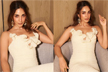 Kiara Advani is serving pure Glam-Goddess vibes in a white ruched, ruffled midi dress